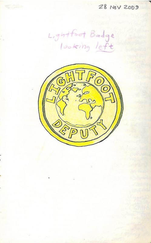 Lightfoot "deputy" badge